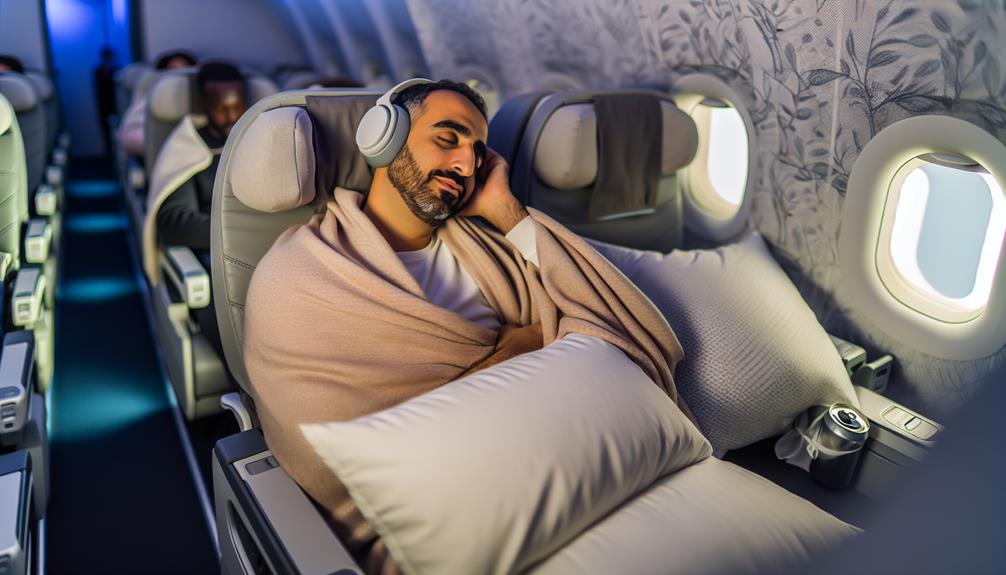 restful airplane sleep tips